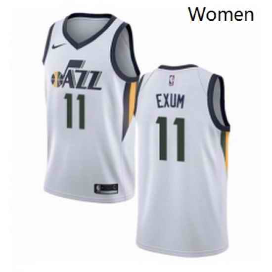 Womens Nike Utah Jazz 11 Dante Exum Authentic NBA Jersey Association Edition